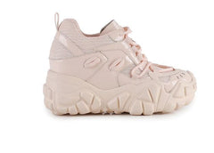 Anthony Wang Persimmon-01 Lace Up Hidden Wedge Women's Sneakers