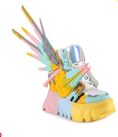 Anthony Wang Gooseberry-04 Psycho Frame Platform Sneakers